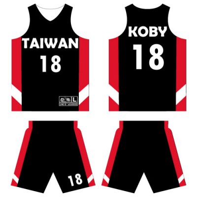 簡單K 籃球衣/籃球褲  單面穿 熱昇華製作 送<前胸隊名+前胸小號+大背號+左褲小號>